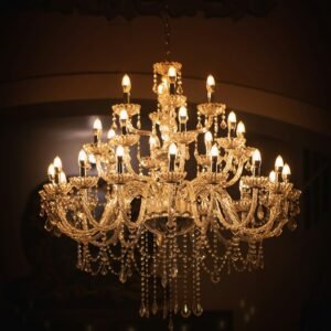 Brass Sputnik Chandelier