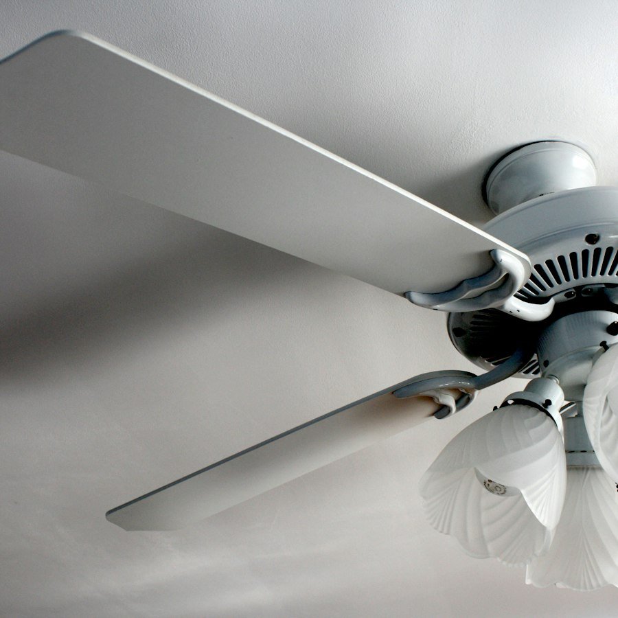 Classic White Ceiling Fan