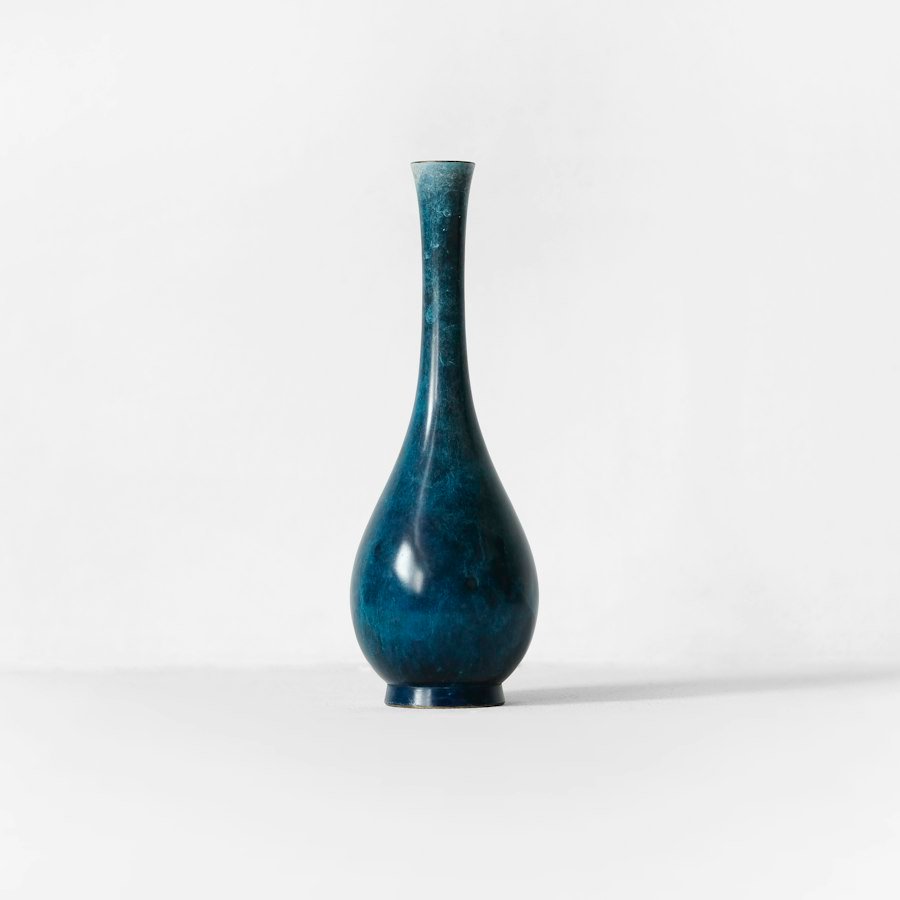 Cobalt Glaze Accent Vase