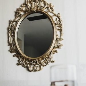 Gilded Floral Mirror Frame