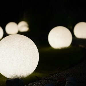 Glowing Sphere Garden Lights (Set of 3)