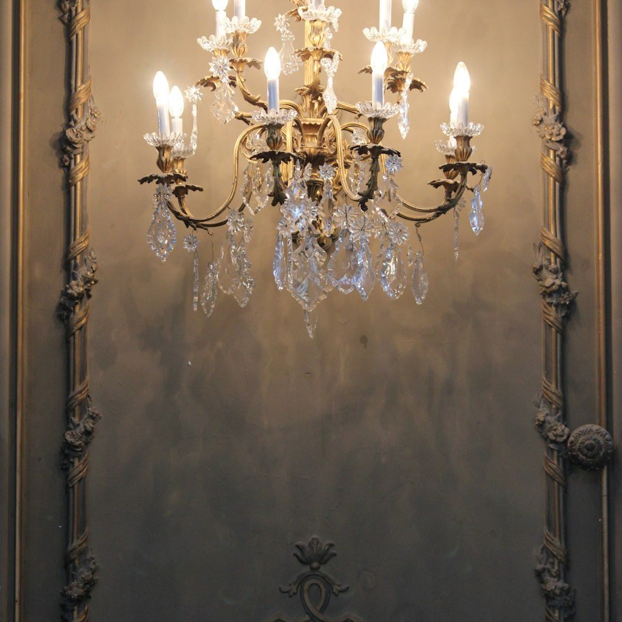 Gold Tier Chandelier