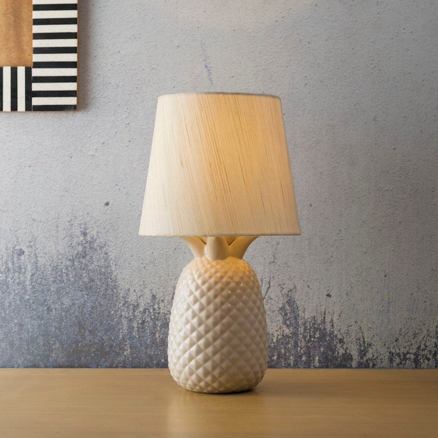 Nordic Linen Shade Lamp