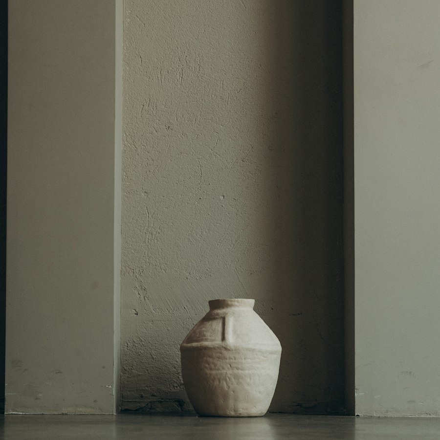 Sculpted Stone Vase